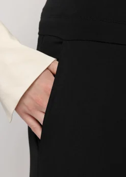 Tricot Broek Met Wijde Pijp
