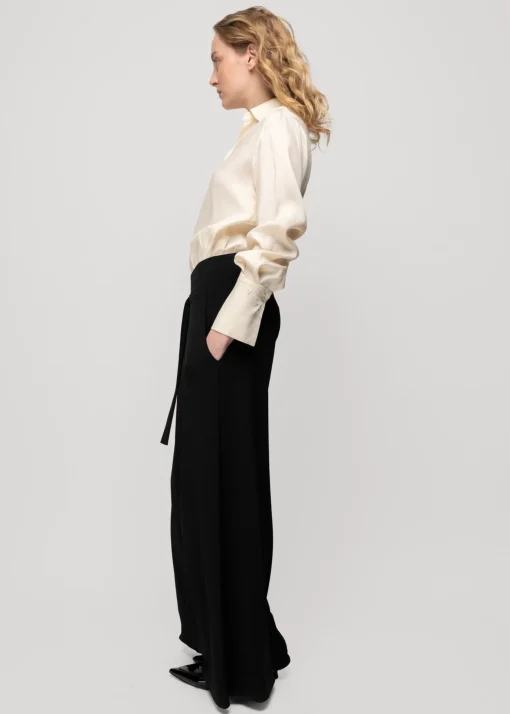 Tricot Broek Met Wijde Pijp