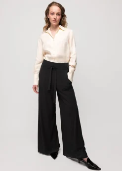 Tricot Broek Met Wijde Pijp