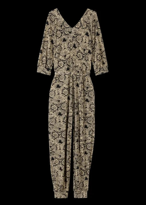 Tricot Jumpsuit Met Ikat Print