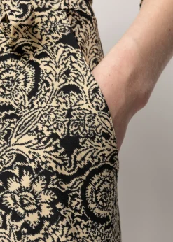 Tricot Jumpsuit Met Ikat Print