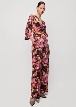Tricot Jumpsuit Met Print