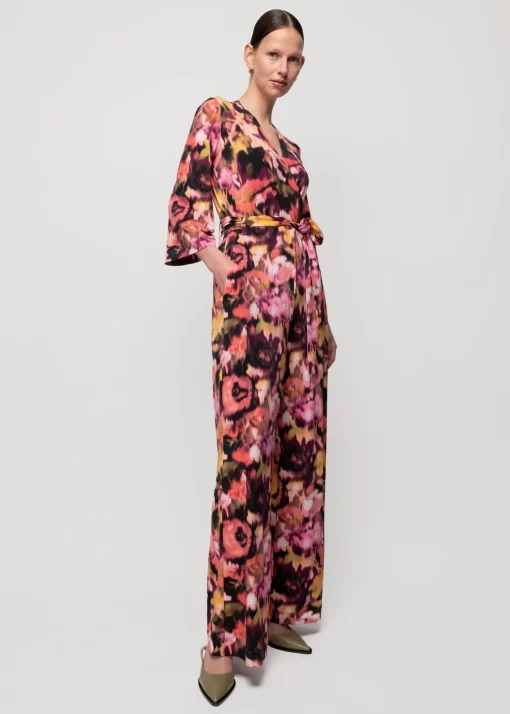 Tricot Jumpsuit Met Print
