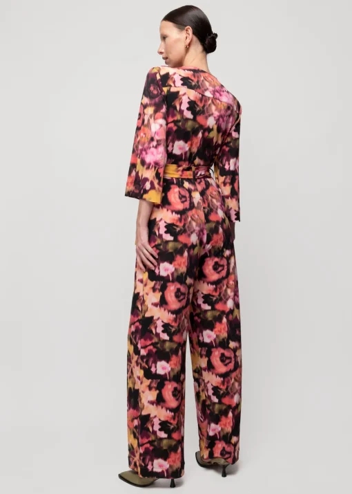 Tricot Jumpsuit Met Print