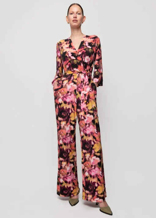 Tricot Jumpsuit Met Print