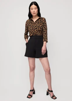 Tricot Leopard Polo
