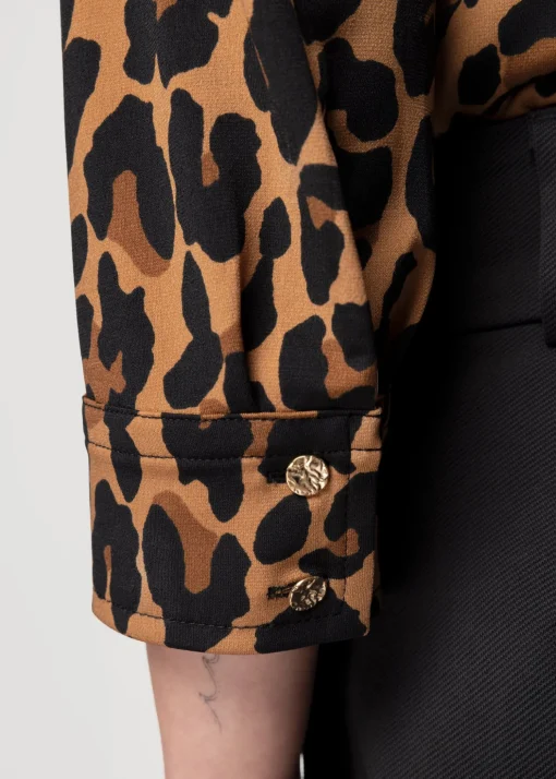 Tricot Leopard Polo