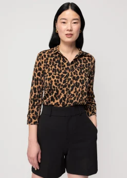 Tricot Leopard Polo