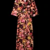 Tricot Midi Jurk Met Print