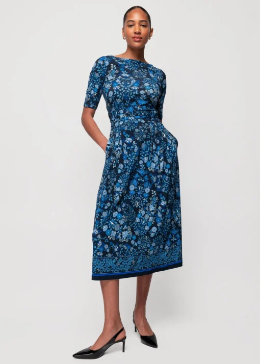 Tricot Rok Met Bloemen