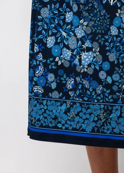 Tricot Rok Met Bloemen