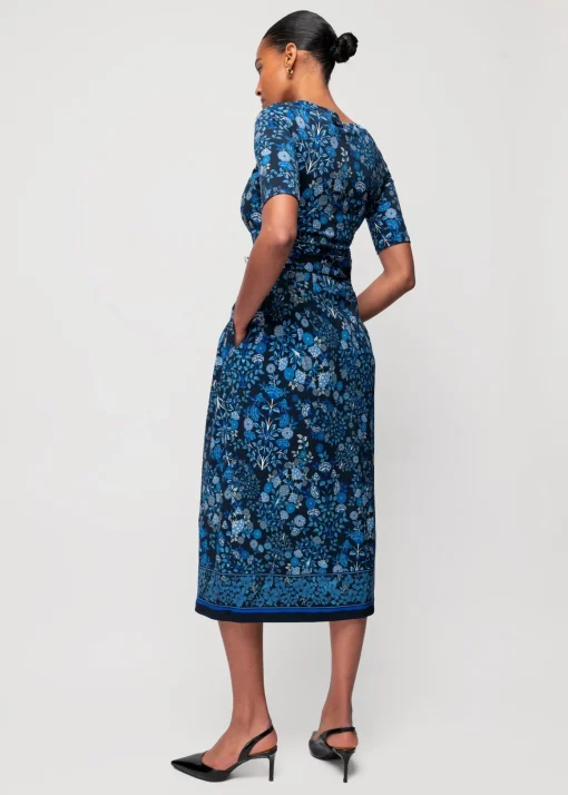 Tricot Rok Met Bloemen