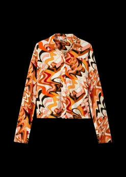 Tricot Swirl Blouse