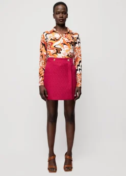 Tricot Swirl Blouse