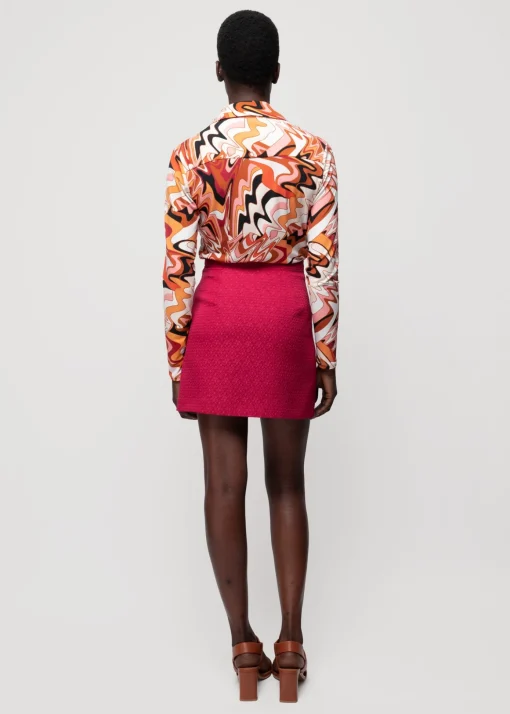 Tricot Swirl Blouse