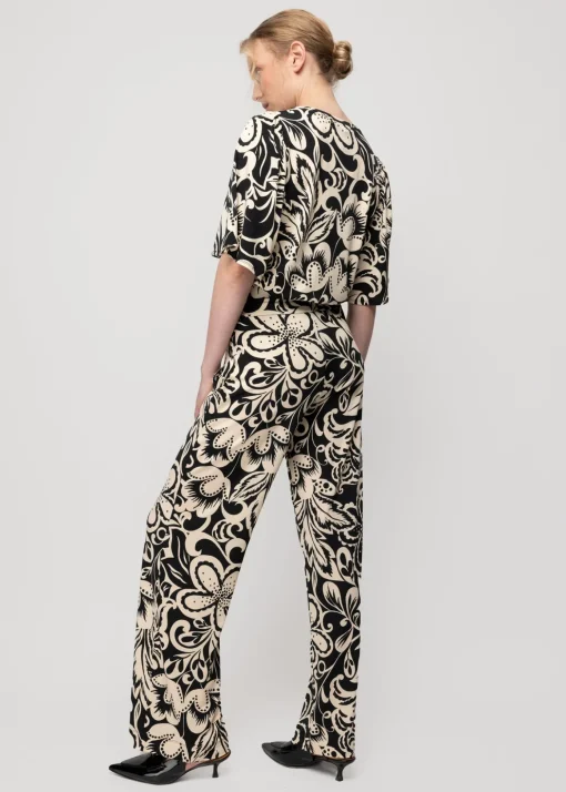 Tricot Top Met Bloemenprint