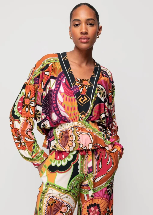 Tricot Top Met Print