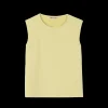 Twill Mouwloze Top