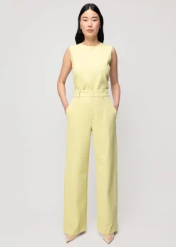 Twill Mouwloze Top