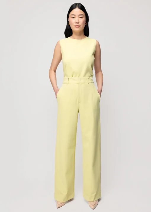 Twill Mouwloze Top