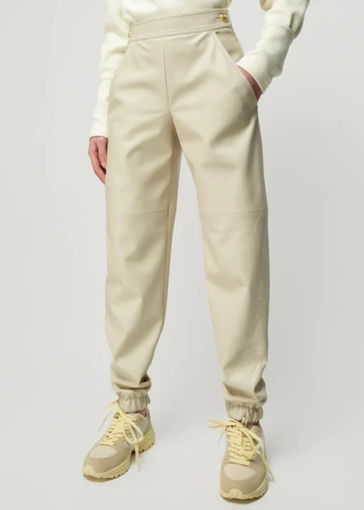 Vegan Leren Jogger