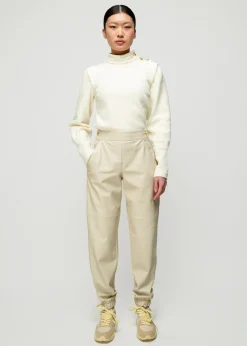 Vegan Leren Jogger