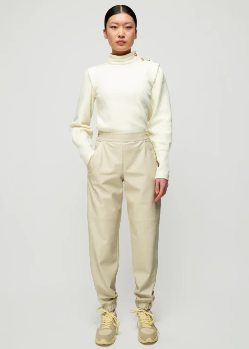 Vegan Leren Jogger