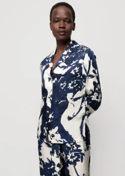 Viscose Blouse Met Bloemen