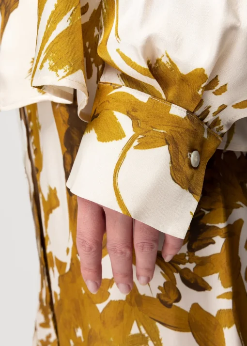 Viscose Blouse Met Bloemen