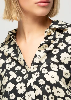 Viscose Blouse Met Bloemenprint