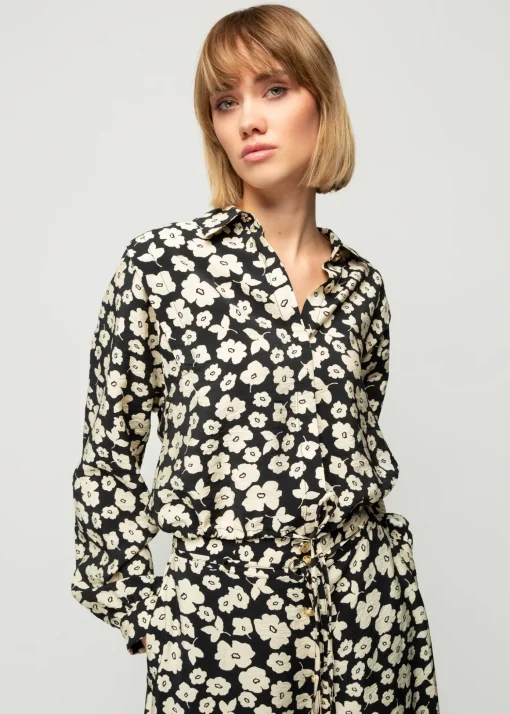 Viscose Blouse Met Bloemenprint