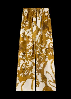 Viscose Broek Met Bloemen