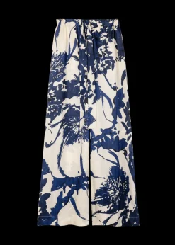 Viscose Broek Met Bloemen