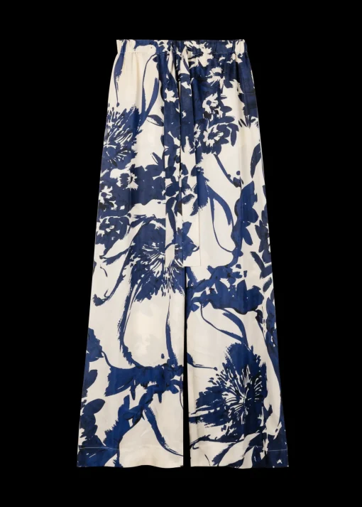 Viscose Broek Met Bloemen