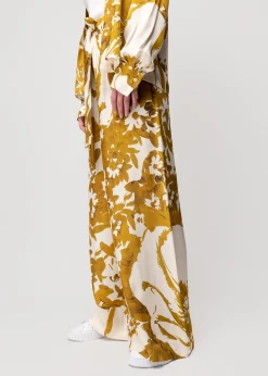 Viscose Broek Met Bloemen