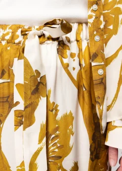 Viscose Broek Met Bloemen