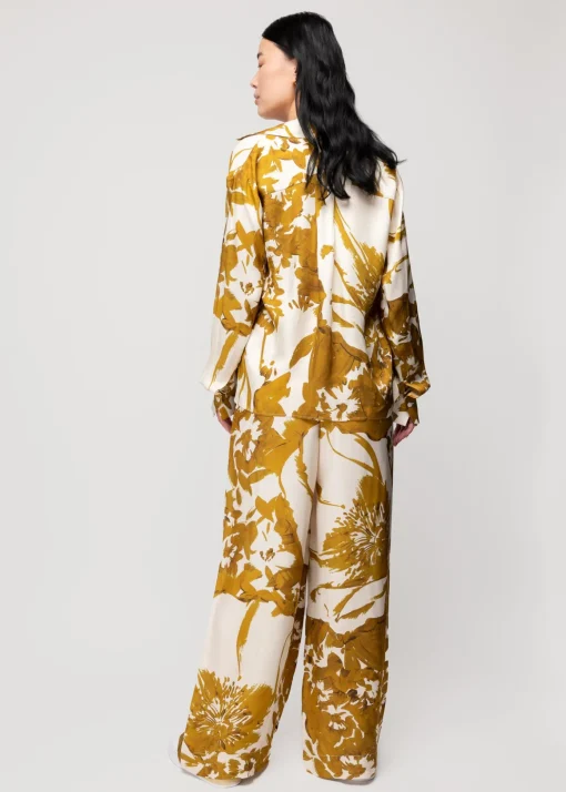 Viscose Broek Met Bloemen