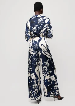 Viscose Broek Met Bloemen