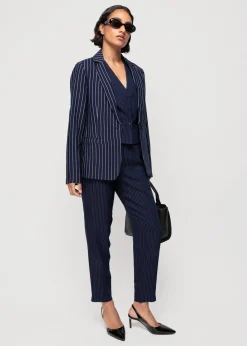Viscose Chino Pin Stripe