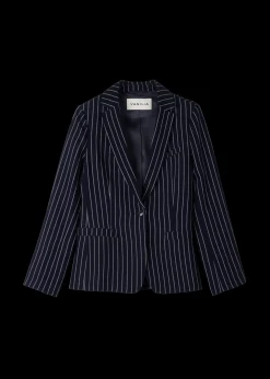 Viscose Colbert Pin Stripe