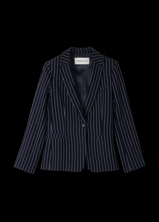 Viscose Colbert Pin Stripe