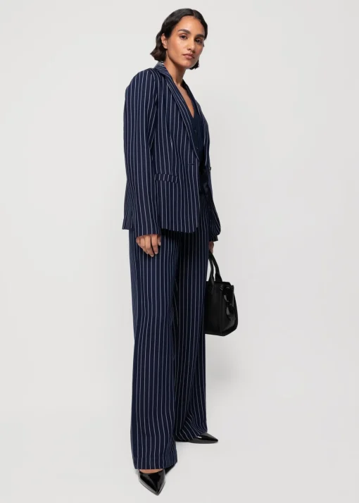 Viscose Colbert Pin Stripe