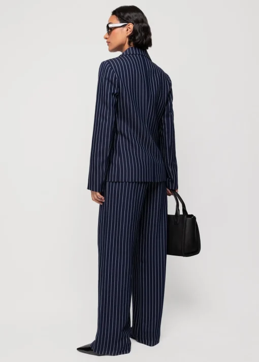 Viscose Colbert Pin Stripe