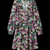 Viscose Jurk Met Bloemen