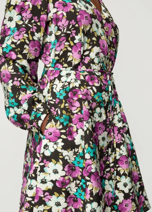 Viscose Jurk Met Bloemen