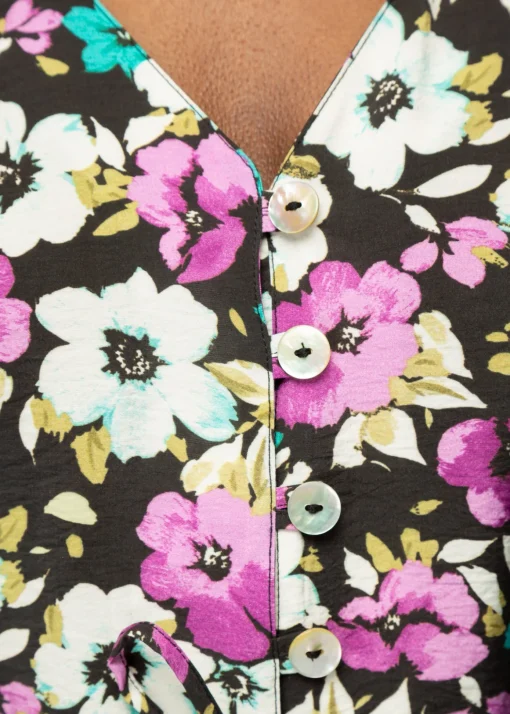 Viscose Jurk Met Bloemen