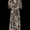 Viscose Maxi Jurk Met Bloemenprint