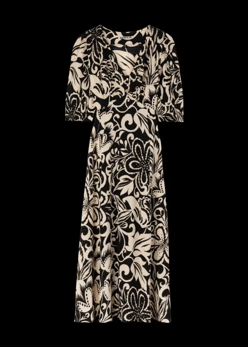 Viscose Maxi Jurk Met Bloemenprint