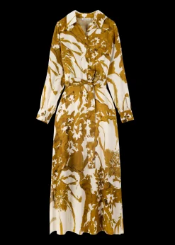 Viscose Maxi-Jurk Met Bloemen