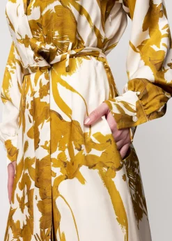 Viscose Maxi-Jurk Met Bloemen